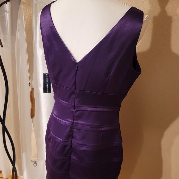 Purple Dress American Living Size 12 - Picture 4 of 7